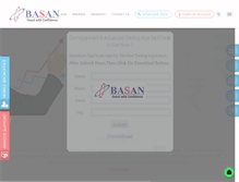 Tablet Screenshot of basanonline.com